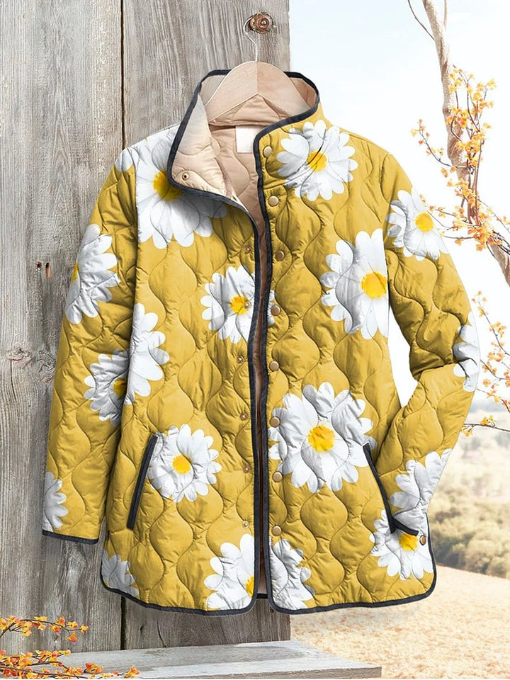 Veste pour femmes à motif charmant de marguerites