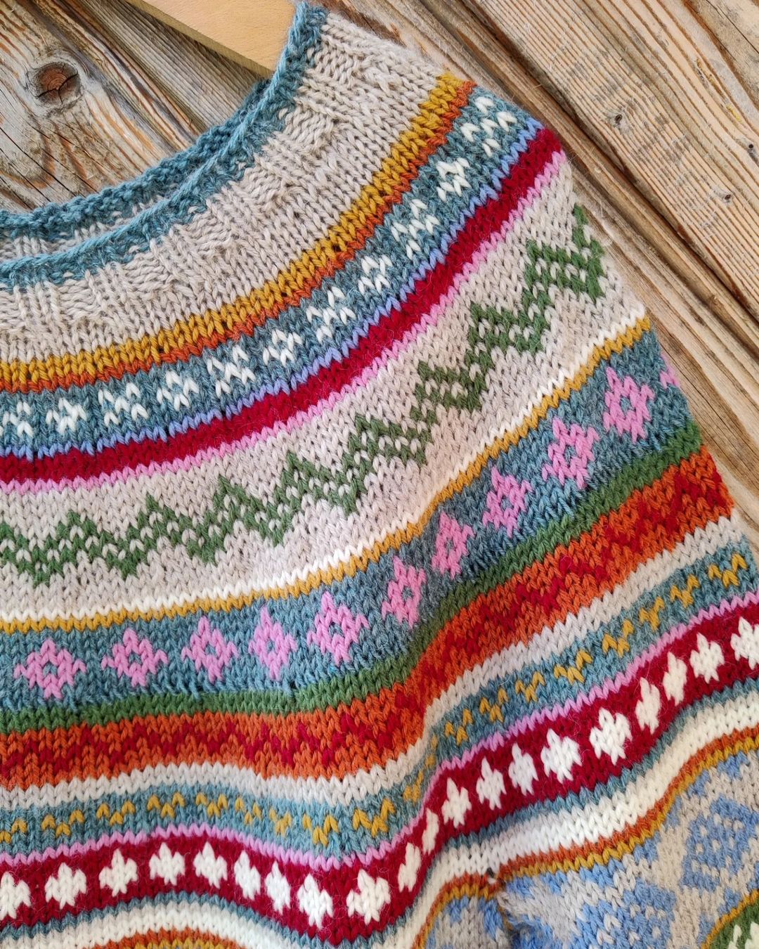 Odile | Pull scandinave tricoté