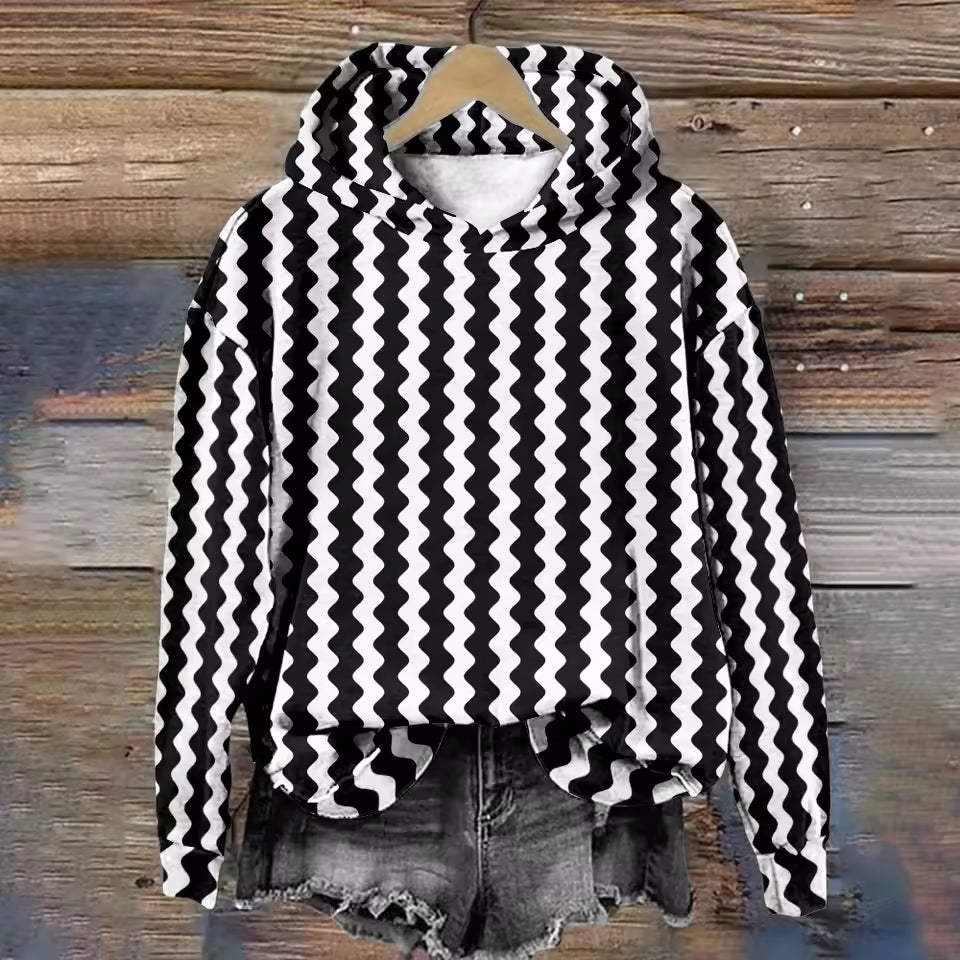 Julie | Sweat à Capuche Coupe Décontractée