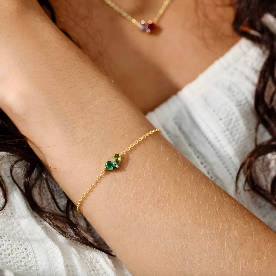 Aimee™ - Bracelet Deux Âmes