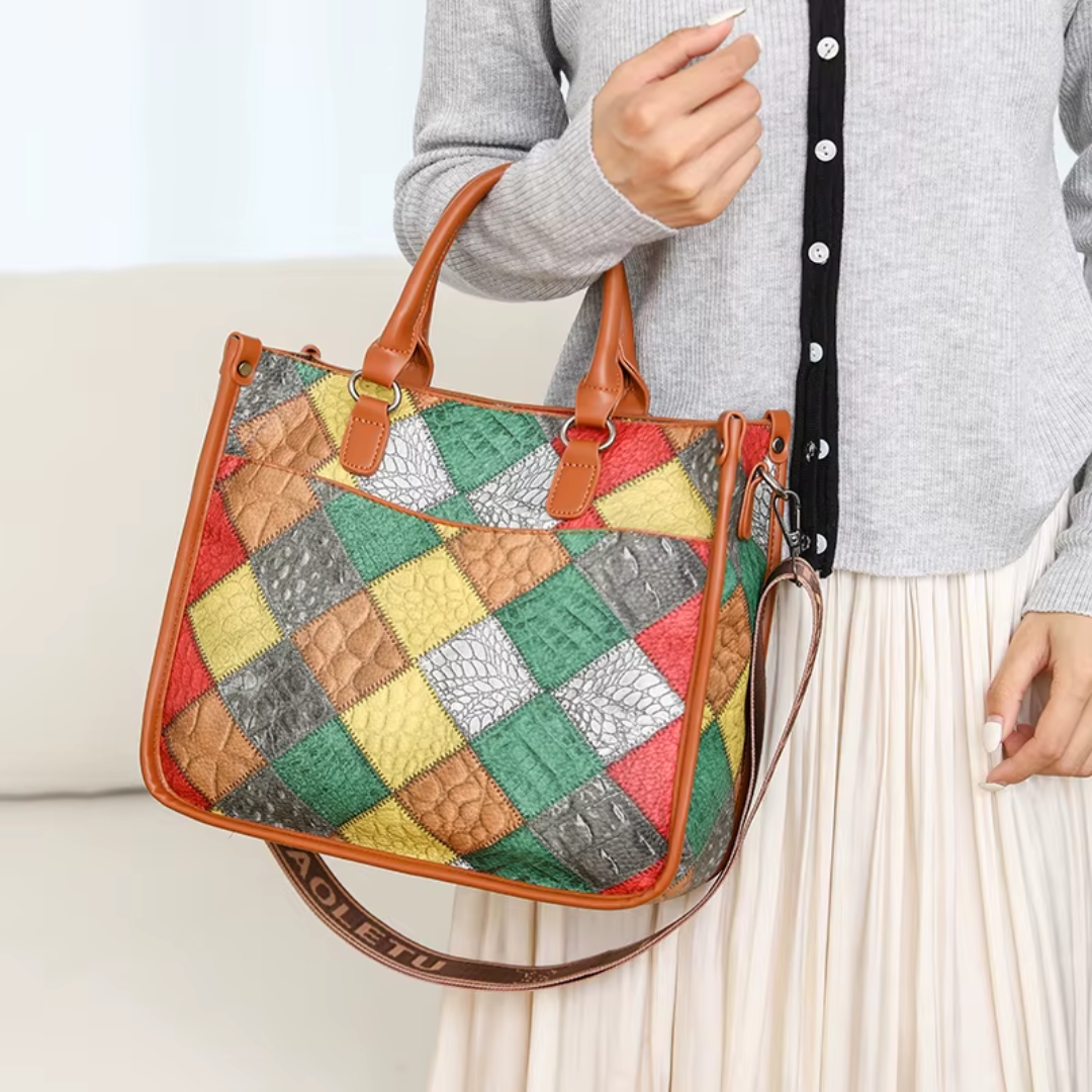 Sandrine™ | Sac à main Mosaico Rétro