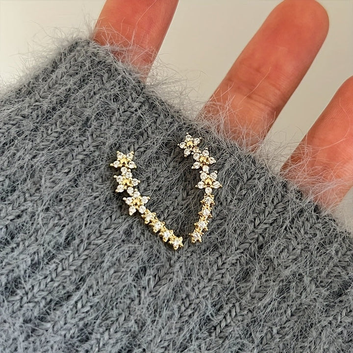 Boucles d’oreilles florales intemporelles