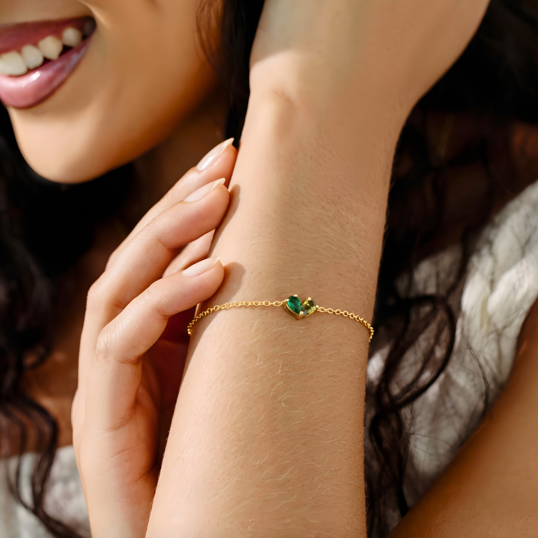 Aimee™ - Bracelet Deux Âmes