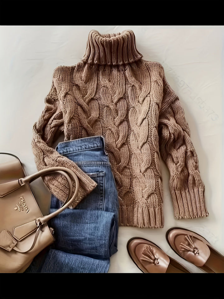 Edith | Col roulé en maille