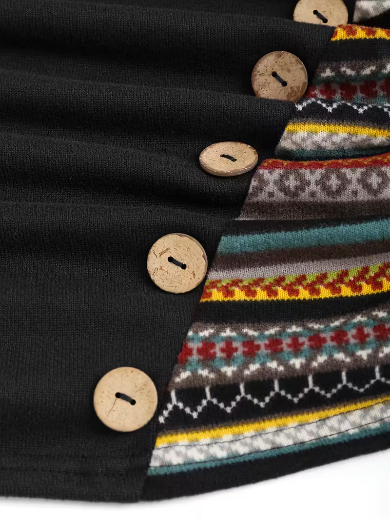 Sheila™ - Sweat à capuche rayé à manches longues