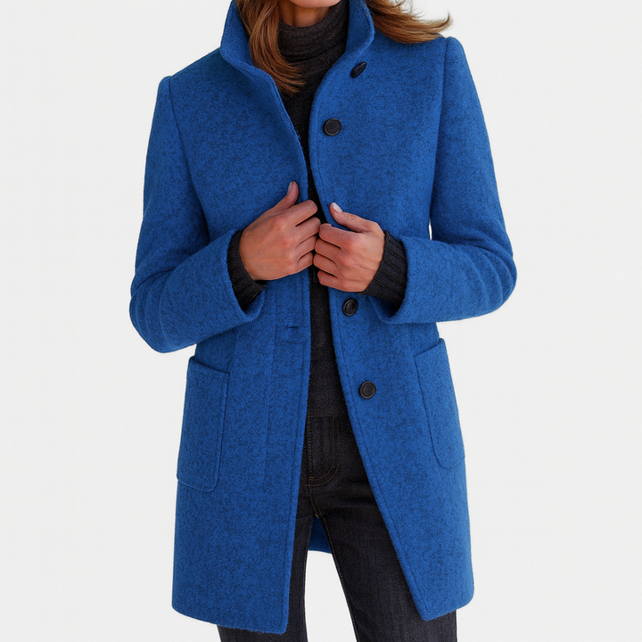 Stella™ - Manteau femme à col montant
