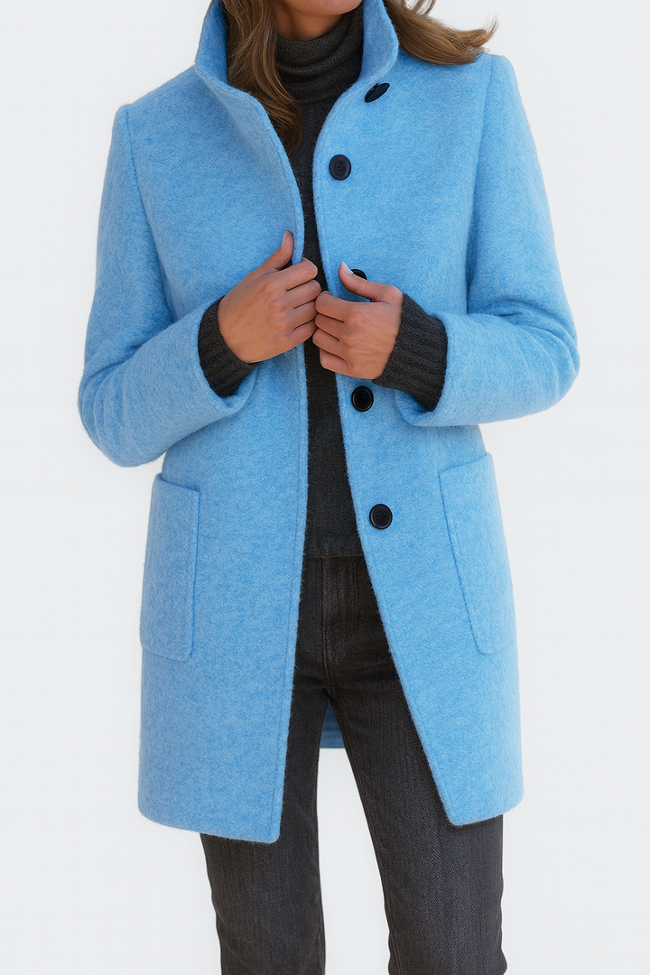 Stella™ - Manteau femme à col montant