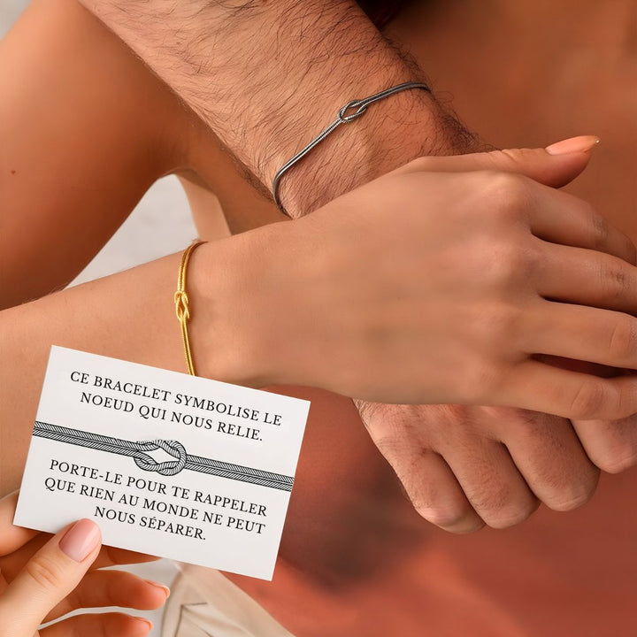 Nœura™ – Bracelet nœud personnalisé