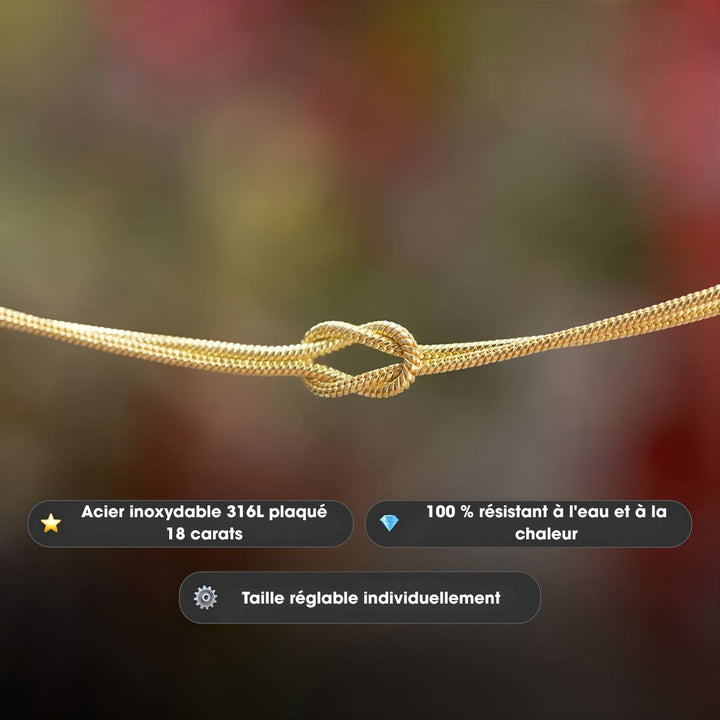 Nœura™ – Bracelet nœud personnalisé