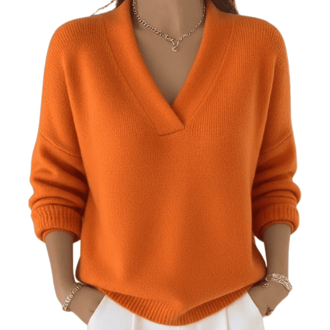 Gwyneth™ – Pull col V de luxe elégant