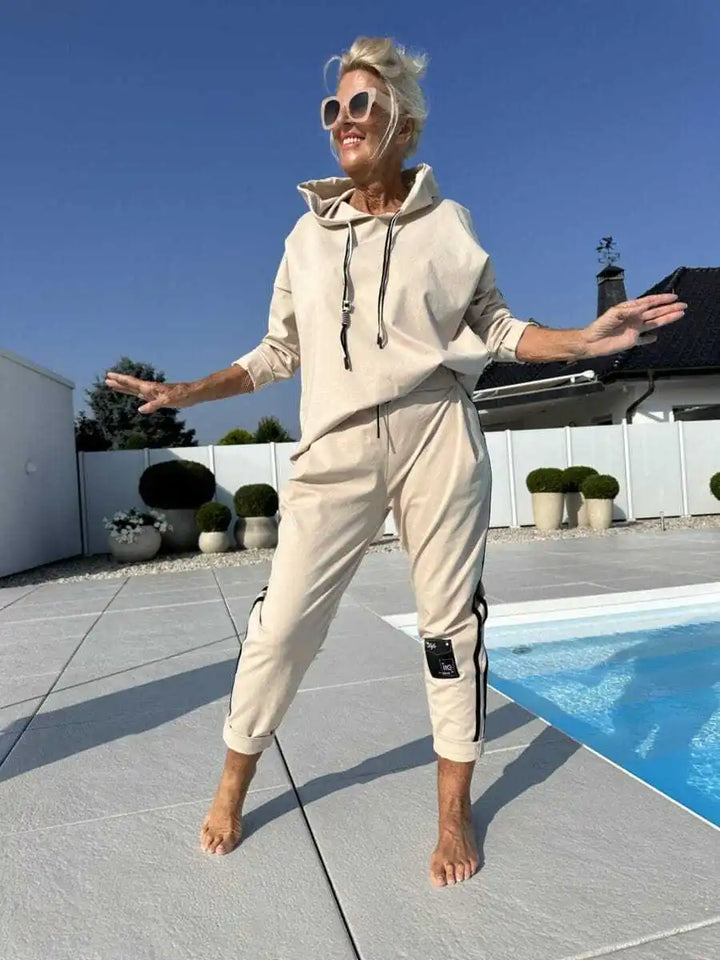 Eugénie™ - Ensemble détente deux pièces avec capuche