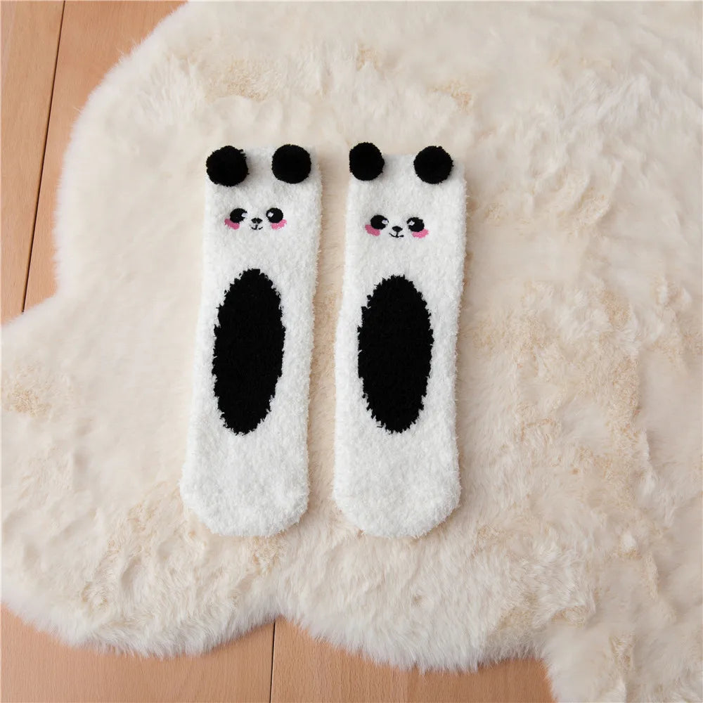 Chaussettes Animaux Adorables – Douces et Chaleureuses