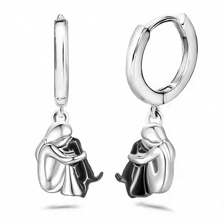 Lydia - Boucles d'oreilles Embrasser le Chien Ajustables