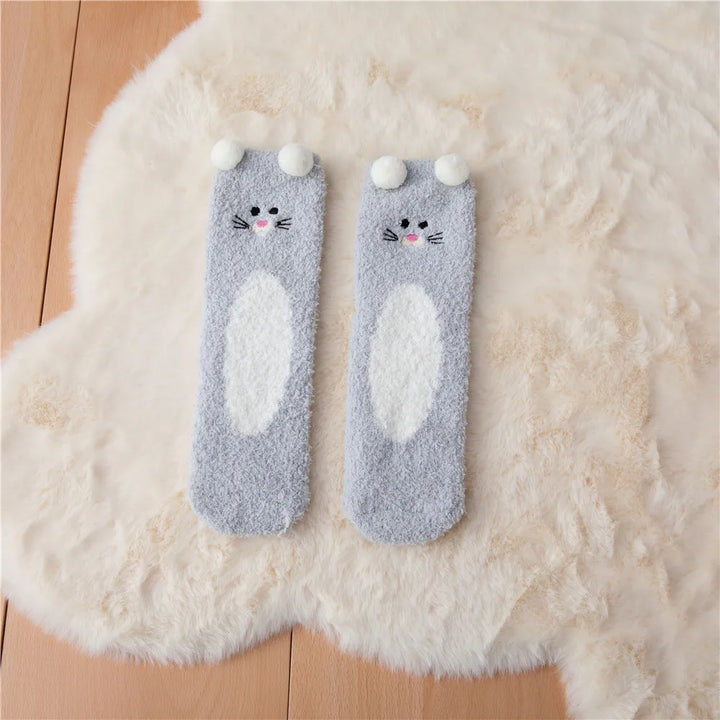 Chaussettes Animaux Adorables – Douces et Chaleureuses