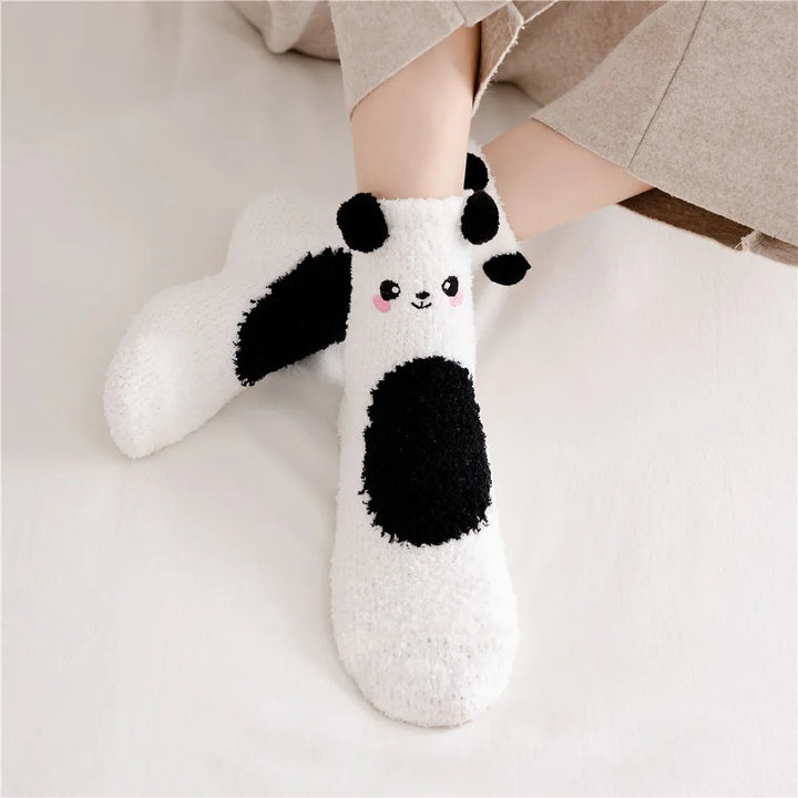 Chaussettes Animaux Adorables – Douces et Chaleureuses
