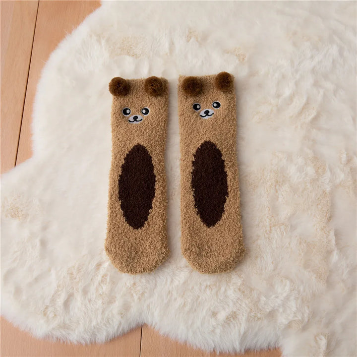 Chaussettes Animaux Adorables – Douces et Chaleureuses