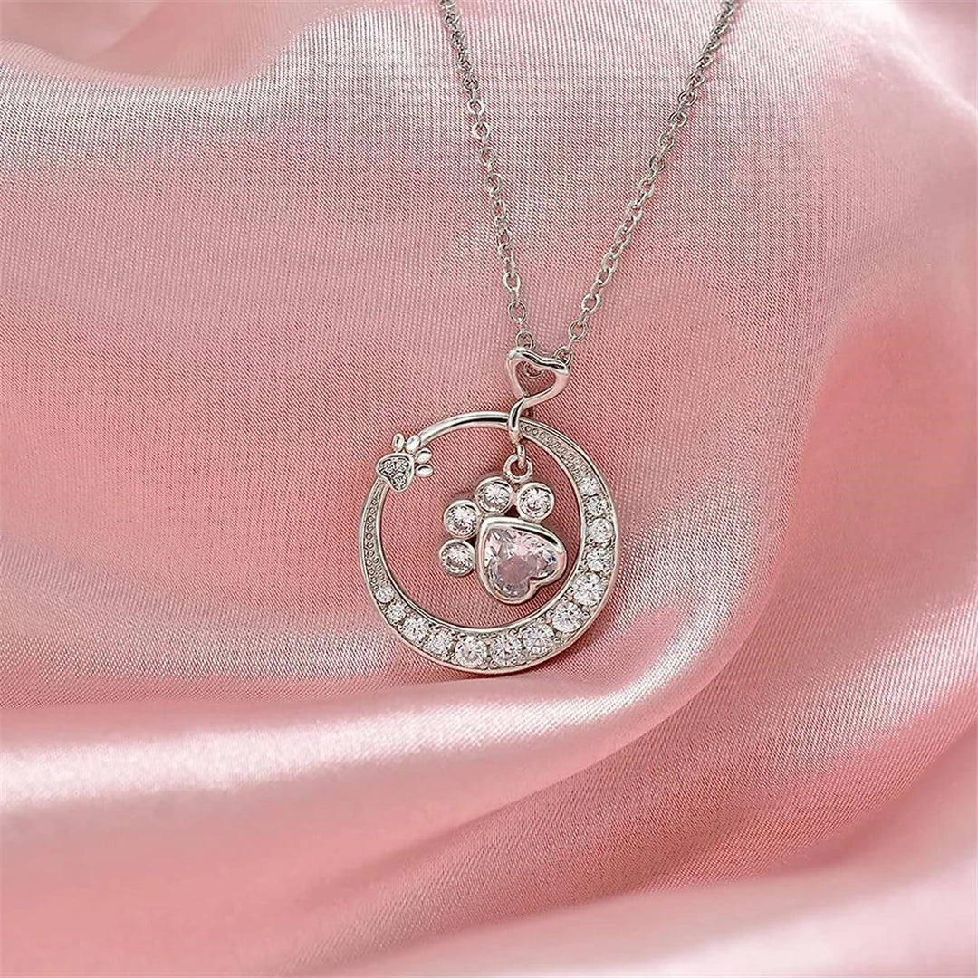 Seaton - Collier délicat en argent avec zirconium