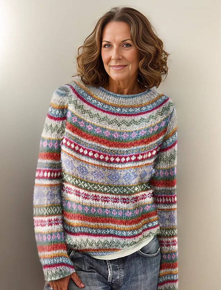 Odile | Pull scandinave tricoté