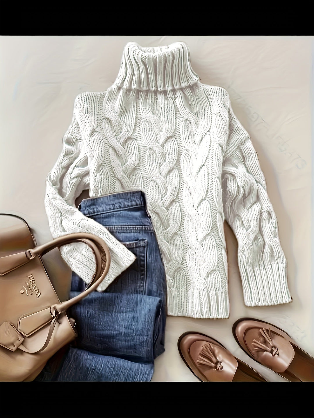 Edith | Col roulé en maille