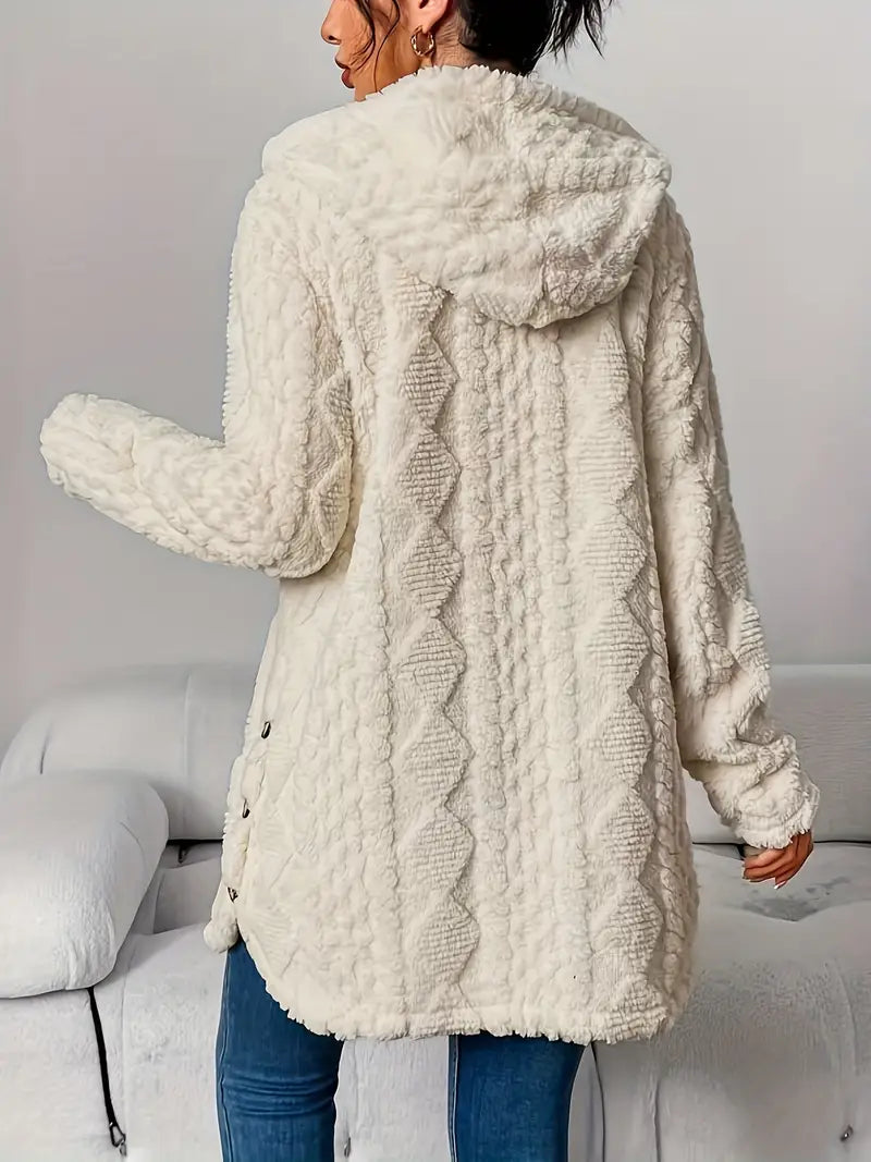 Chateau Elise™ - Gilet à capuche doux et moelleux